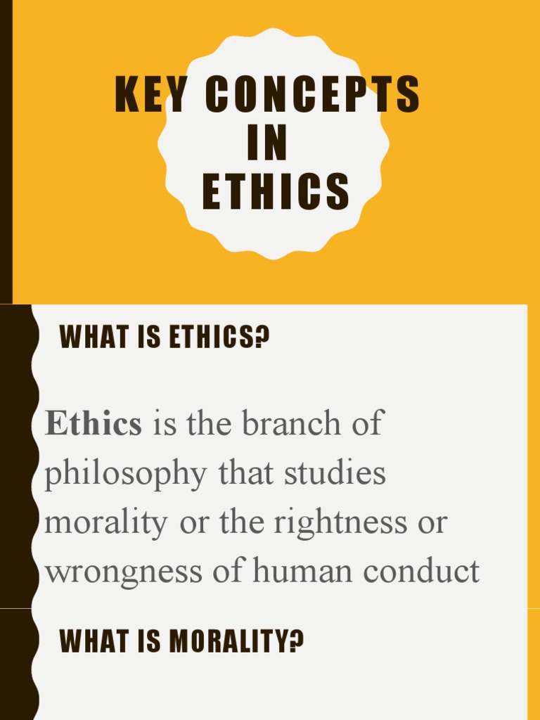 Key Concepts IN Ethics | PDF | Relativism | Morality