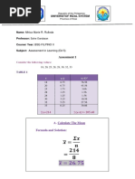 Universitof Rizal System: Assessment 1