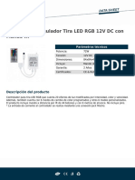 Controlador Regulador Tira LED RGB 12V DC Con Mando IR