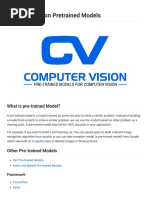 Computer Vision Pretrained Models: What Is Pre-Trained Model?