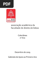 Colectânea de 1º ano - janeiro de 2010