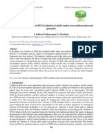 Vibration of FGM Cylindrical Shells under Non-Uniform Pressure