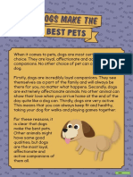 Sequencing Activity Dogs Make The Best Pets Persuasive Text Colour - 24480