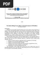 The Indian Mining Sector: Effects On The Environment & FDI Inflows