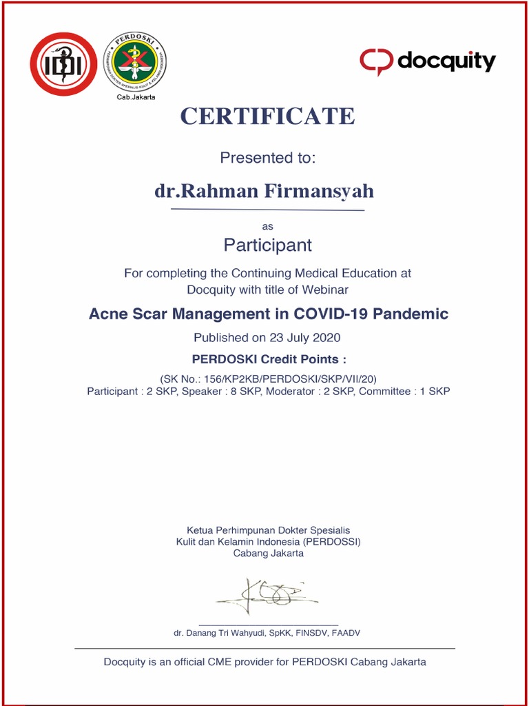 Dr. Rahman Firmansyah Profile | PDF