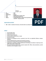 Curriculum Vitae: Personal Data