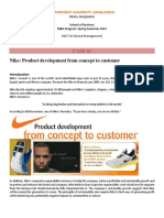 Nike: Product Development From Concept To Customer: Case 01