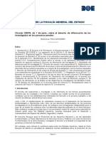 Circular 3 2018 Derecho de Información de Los Investigados en Los Procesos Penales