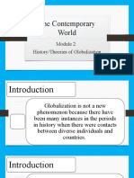 Module 2 - History and Theories of Globalization