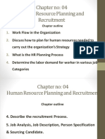 Chapter No: 04 Human Resource Planning and Recruitment