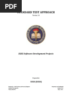 Download Standard Test Approach_Sample Doc by ajamaljackson SN50394214 doc pdf