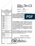 Norma Técnica 124 Sobre Programas de Prevención y Control de Las Infecciones Asociadas A La Atención de Salud IAAS