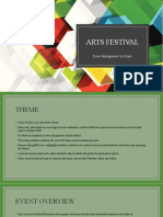 Arts Festival: Event Management by Rihab