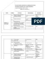 Cronograma de Capacitación