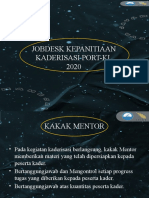 Jobdesk Kepanitiaan Kaderisasi Port-Kl 2020