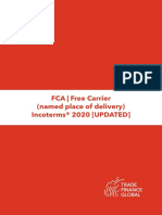 FCA - Free Carrier (Named Place of Delivery) Incoterms® 2020 (UPDATED)
