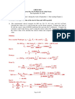 CHEM 3615 Answer Key For Problem Set #3 - Real Gases: Solution: For A Van Der Waals Gas