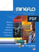 Pipes and fittings for mining industry