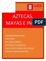 Ensayo de Aztecas J Mayas e Incas de Historia de La Medicina