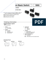 Subminiature Basic Switch SSG