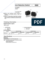 Ultra Compact Detection Switch with Lever Actuator