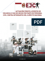 Protocolo Actuación Eventos Violencia o Vías de Hecho EJC - 2019