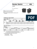 Miniature Rocker Switch A8L