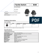 Long-Stroke Tactile Switch B3M