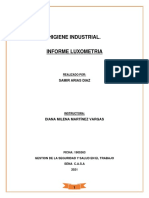 Informe Luxometria Samir Arias