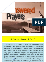 Unswered Prayer