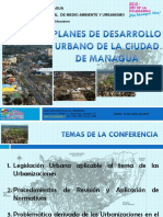 Planes de Desarrollo Urbano de La Ciudad de Managua 10062010