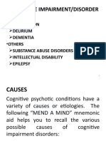 Cognitive Impairment