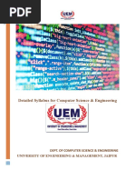 Uem Cse 2020 Syllabus