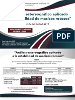 Curso Macizos Rocosos Junio 2019