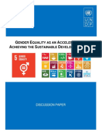 Gender Equality As An Accelerator For Achieving The SDGs