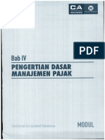 Bab IV - Pengertian Manajemen Pajak