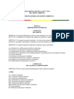 Reglamento General de Gestion Ambiental Bolivia