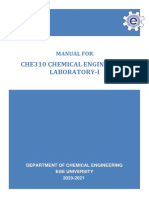 Experiments of Chemical Engineering