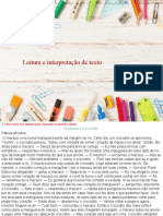 Slides Portugues Interpretação de Texto