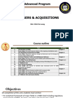 L1,2 - Introduction To M - A