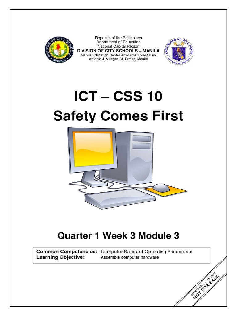 ICT Safety and Handling Guidelines | PDF | Electrostatic Discharge ...