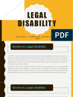 Legal Disability