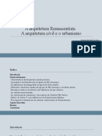 A Arquitetura Renascentista