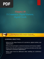 Chspter 10 E Commerce, Digital Markets, Digital Goods