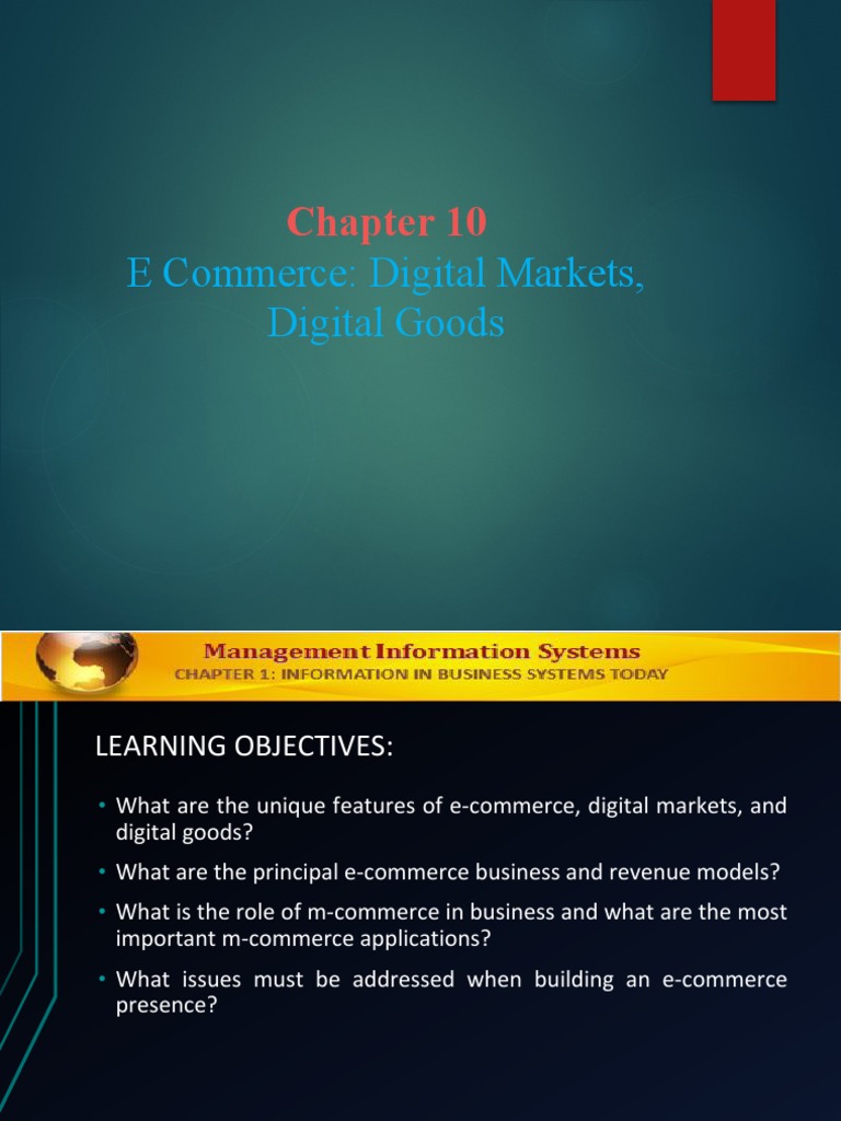 E-Commerce Features and Revenue Models | PDF | E Commerce | Information ...