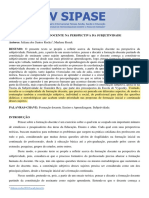 Artigo A FORMAÇÃO DOCENTE NA PERSPECTIVA DA SUBJETIVIDADE