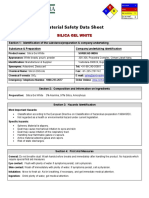 Material Safety Data Sheet: Silica Gel White