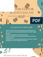 Faktor Budaya Dalam Kap