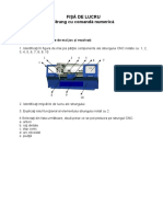 Fisa de Lucru - Strung Cu Comanda Numerica