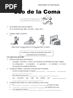 Ejercicios de uso de la coma para primaria | PDF